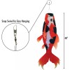 In The Breeze WINDSOCK--48" Red Black Koi Windsock, Diva, Spinner