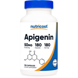 Nutricost Apigenin 50mg, 180 Capsules - Non-GMO, Gluten Free, Vegan