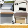 Soengsau 5/16" T-End Double Track Garage Door Bottom Weatherstripping, 16.4FT
