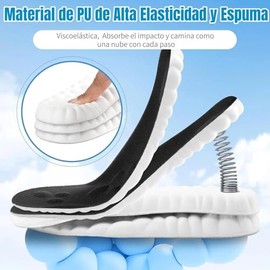 2 Pares Plantillas para Fascitis Plantar, Plantilla Ortopédicas para Mujer y Hombre, Plantilla para Zapatos con Apoyo de Arco, Plantilla Memory Foam Antifatiga, Aliviar el Dolor de Pies (Verde 23-25)