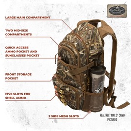 Rig'Em Right Waterfowl Stump Jumper Duck Hunting Blind Backpack