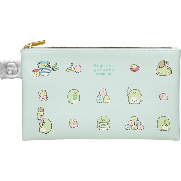 San-X Sumikko Gurashi Picture Book Art Collection Flat Pouch Penguin