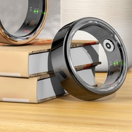 Yunir Smart Ring, No App Subscription, Smart Ring Health Tracker for Sleep Monitoring, Temperature (Inner Diameter 19mm)