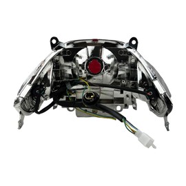 RedCap 12V 5W Tail Light Turn Signal Lamp Assembly for YY50QT-21 ATM50 Wolf RX-50 Baccio Peace 805 GY6 49cc 50cc Sunny Jonway Roketa BAJA IceBear Shenke Chuanl TaoTao Cougar Solana Scooter Moped