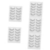 FOMIYES 25pairs Chemical Fiber False Eyelashes Natural Lashes for Makeup
