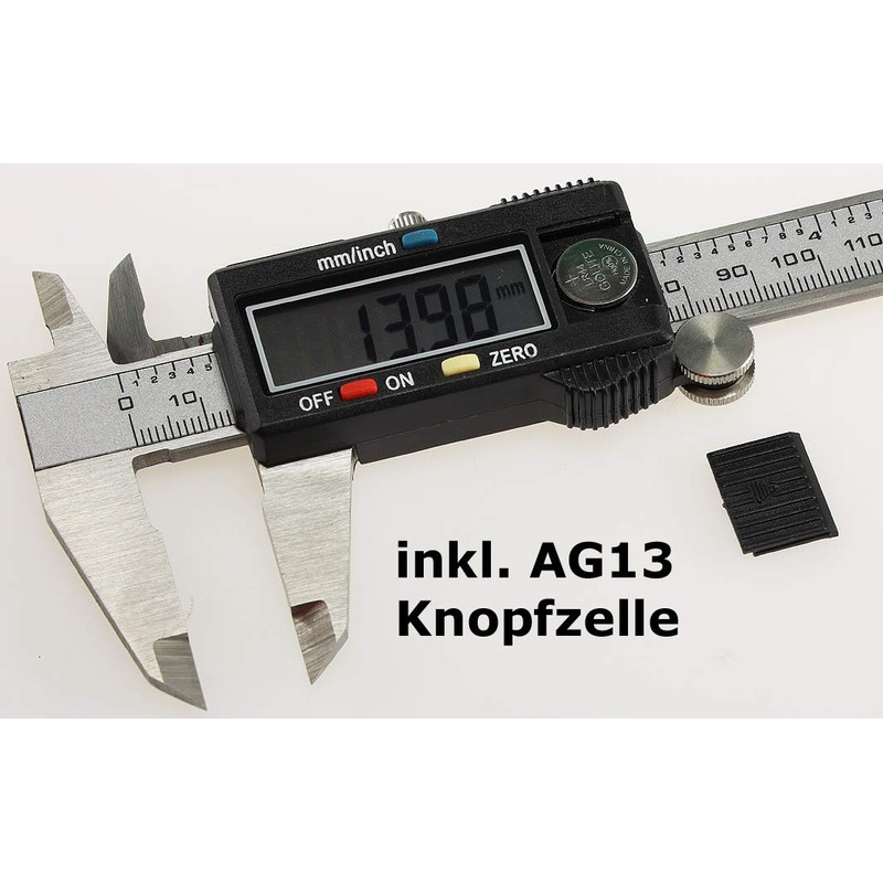 digitale Präzisions-Schieblehre 150mm, LCD-Anzeige, in Kunststoffbox