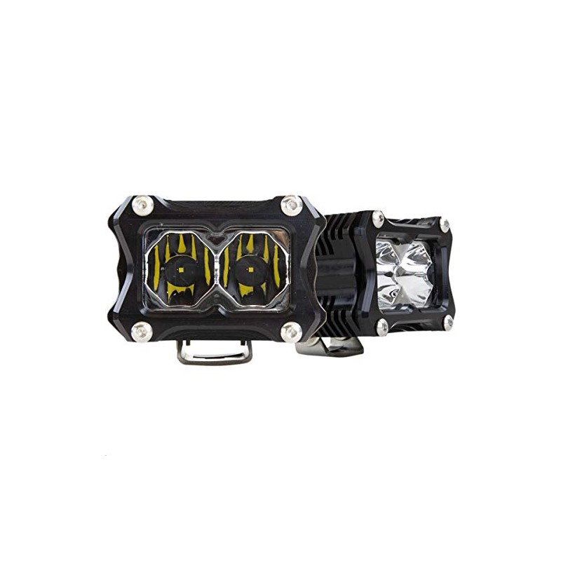 Heretic Studio LB-6S02122 6-Series Flood Light - Black -2in.