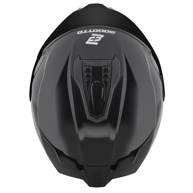 Bogotto FF122 SVK Solid Helmet, Black, S