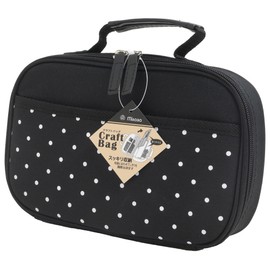 Misasa Tremy Sewing Case Craft Bag Black Dot No.8253