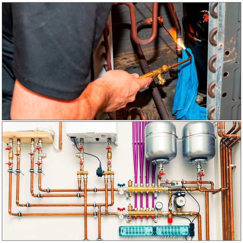 MECCANIXITY Copper Reducing Coupling Fitting with Sweat End, 7/8 x