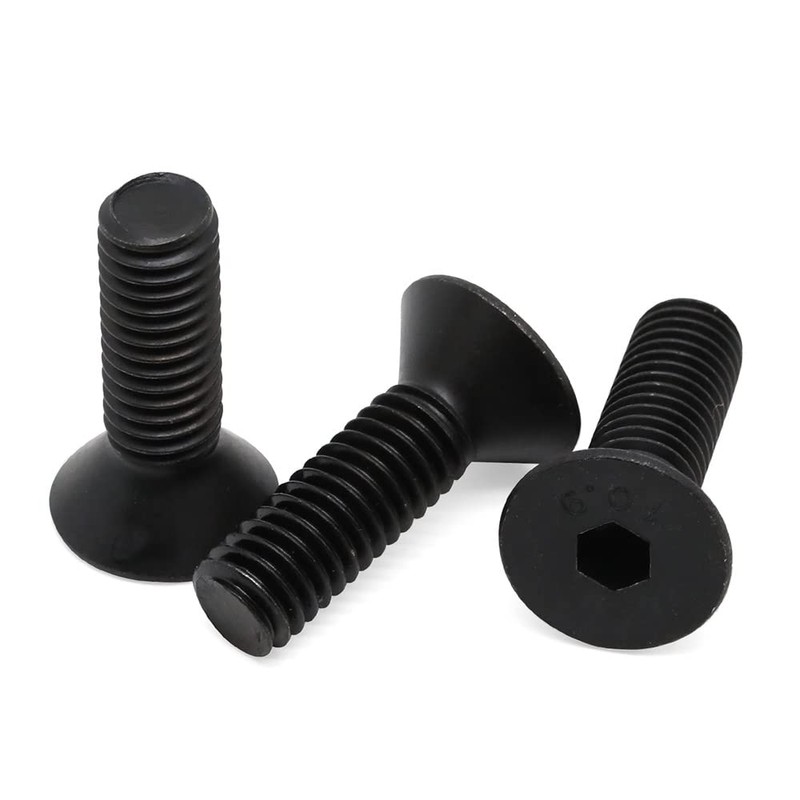 MewuDecor #8-32 x 3/8" Flat Head Socket Cap Screws Countersunk