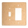Stonique® Simulated Stone Switch Plate - Decora & Switch (Cocoa)