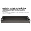 40cm Wall Mount Seasoning Organizer Detachable Shower Shelves Multifunctional Shower