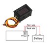 sourcing map LED Voltmeter Voltage Tester DC 0V-30.0V 3-Wire Red