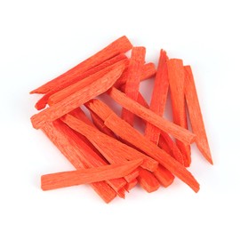 JMU Dental Wooden Wedges 100Pcs Disposable Colorful Wooden Wedges, Orange (1.2x1.5x12mm)