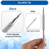 TIEOME 2 PCS Tungsten Carbide Scriber with Magnet with 12