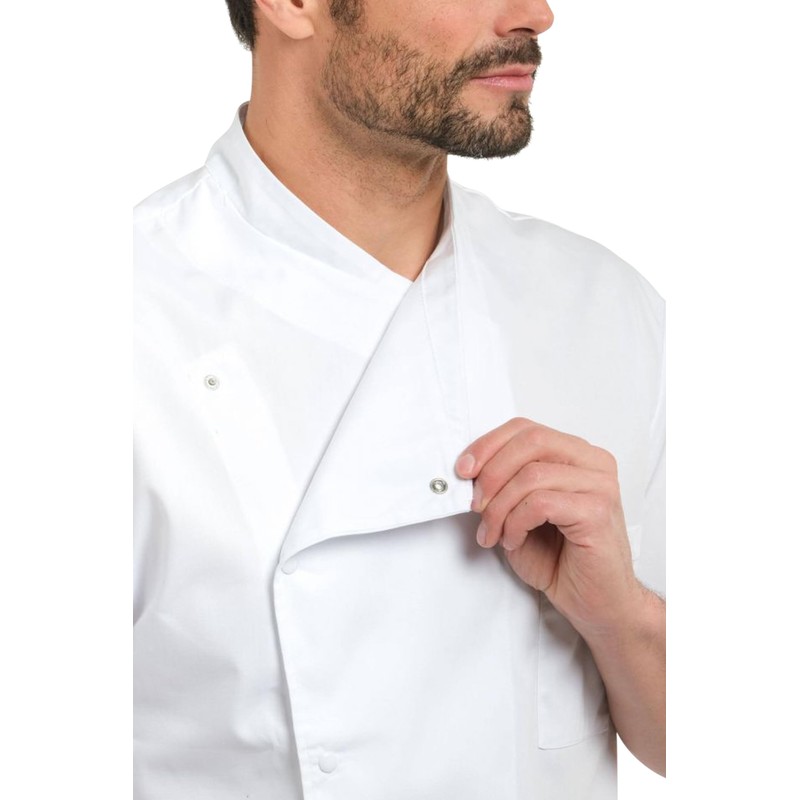 Bragard Men's Short Sleeve Julius Chef Jacket, White, UK Size