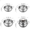 Toutrop Titanium Hammered Soup Pot, Nonstick Soup Pot, Large Cooking