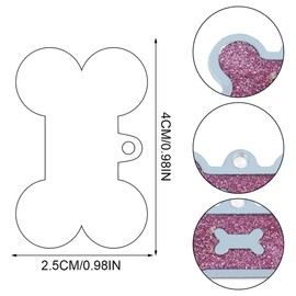 DDKY 4 Stück Personalisierte Hundemarke, Hundemarke Personalisiert,Hundeplakette Mit Gravur,Geeignet Für Katzen Und Hunde