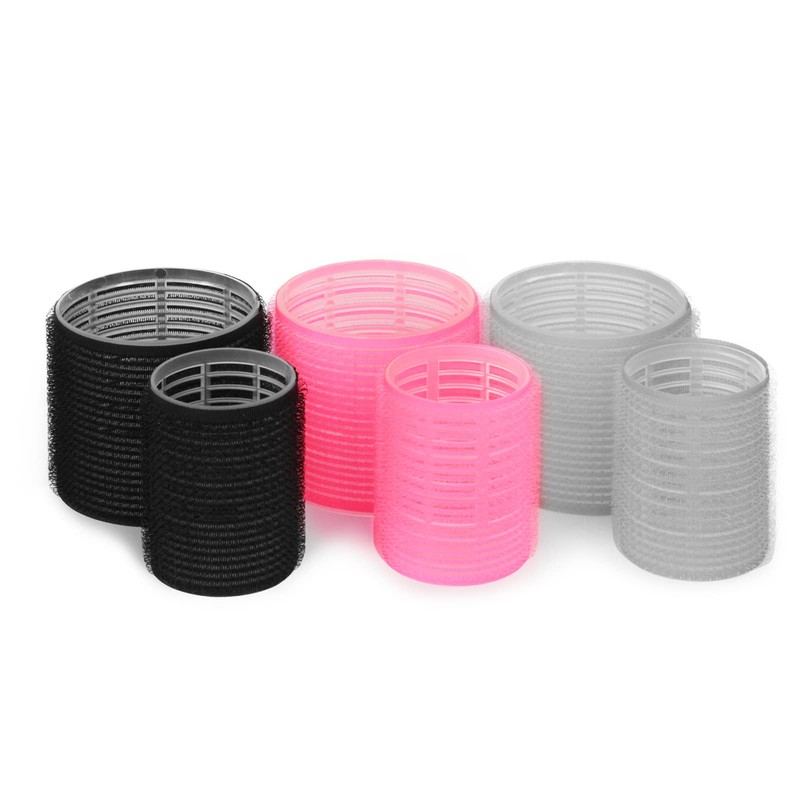 38Pcs Jumbo Size Hair Rollers with Free Large Cosmetic Bag,12