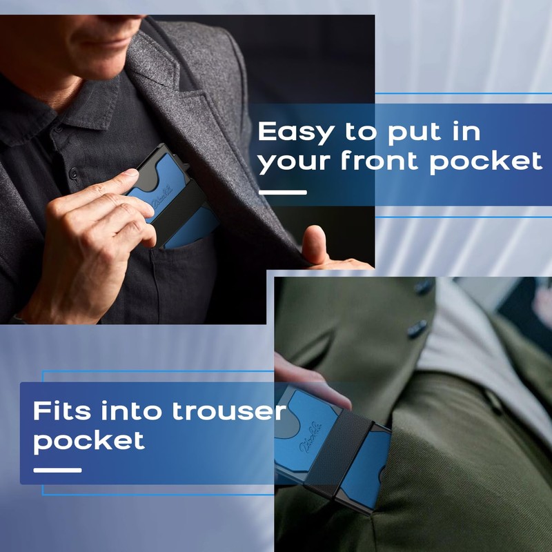 Zitahli Card Holder Wallets for Men - Slim Wallet Holds