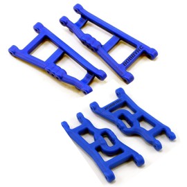 RPM 80245 Front & 80185 Rear Blue A-Arms VXL XL5 Rustler & Stampede 2wd