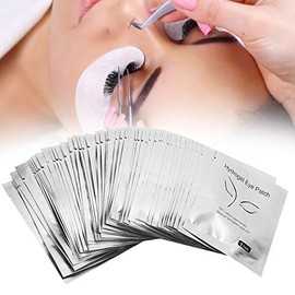 50 pares de almohadillas de extensión de pestañas, parches de gel para la extensión de las pestañas debajo de las almohadillas de gel para los ojos,  