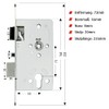 FELGNER Panic Mortice Lock | Panic Function "E" | for