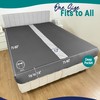EPHEDORA 3-in-1 Fitted Sheet Attached Bed Bridge Twin (XL) to