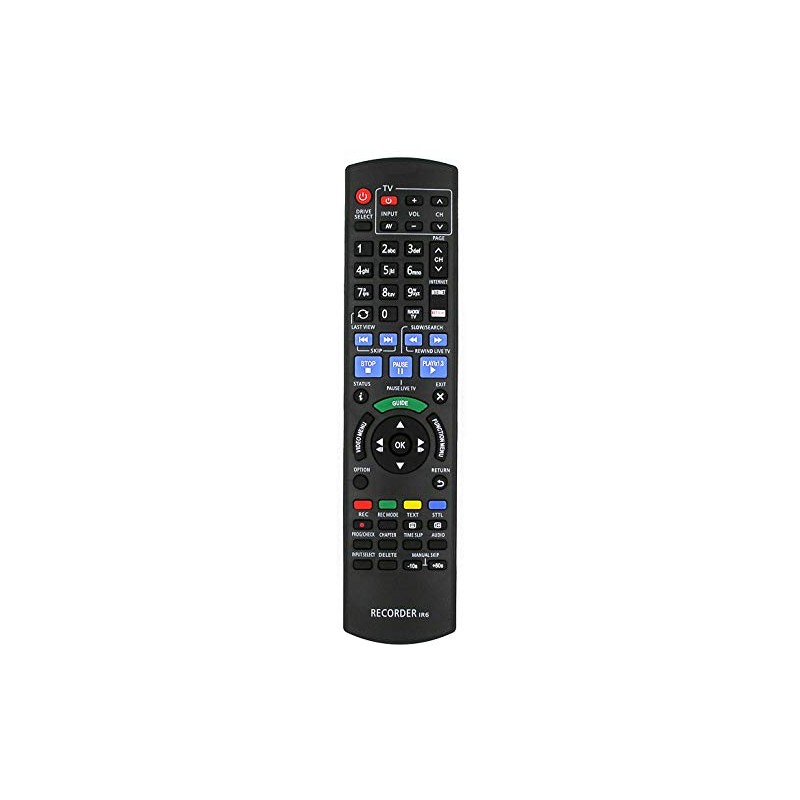 Replacement Remote Control for Panasonic DMR-BCT73ENK DMR-BCT750EG DMR-BCT755EG DMR-BCT76 DMR-BCT760