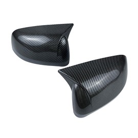 Arkdeffon Side Rear View Mirror Cover Side Mirror Cap Compatible with Durango 2011-2024 Grand cherokee 2011-2021 (Carbon Fiber Look)