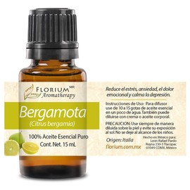 Bergamota - Aceite Esencial Puro 15 ml - Grado Terapéutico - Auténtica Aromaterapia Florium