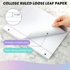 Loose Leaf Paper Wide Ruled Notebook Paper, 8" x 10.5"