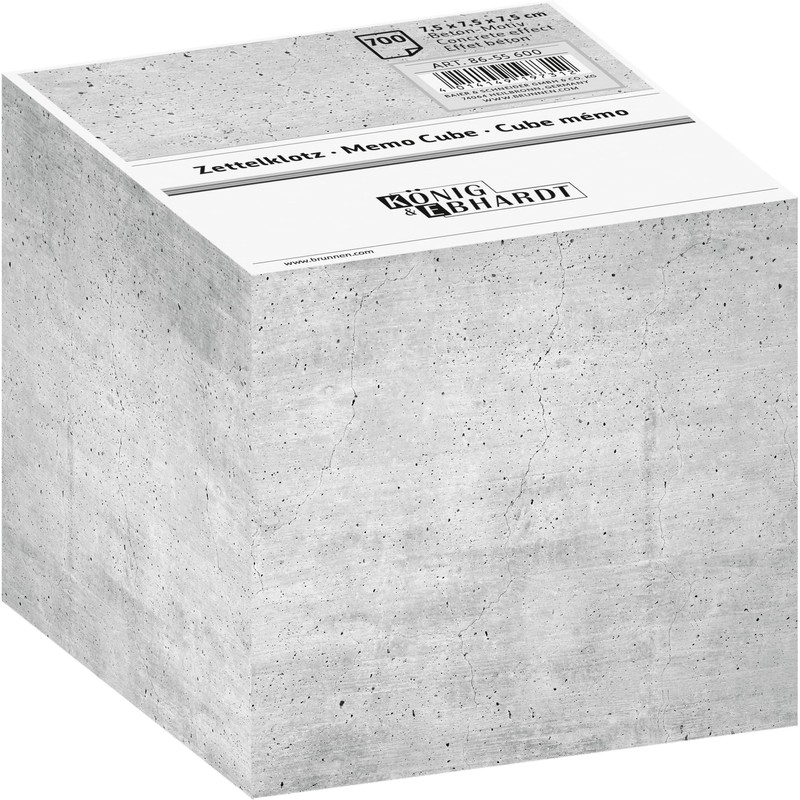König & Ebhardt Note Cube Concrete Look