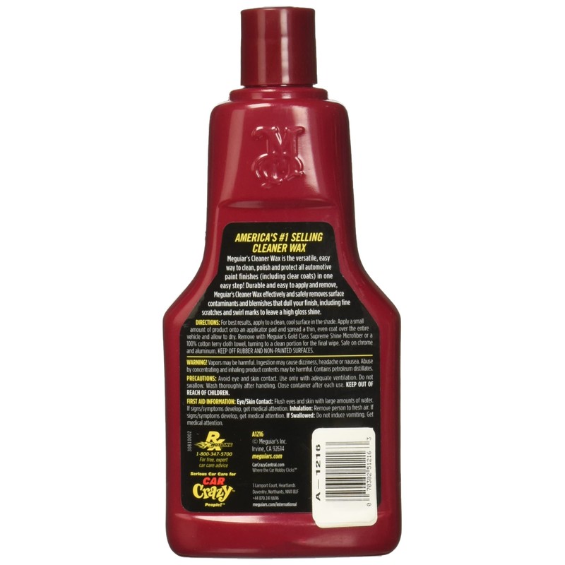 Meguiar's Oficial Classic Cera Limpiadora G1216S 473 ml
