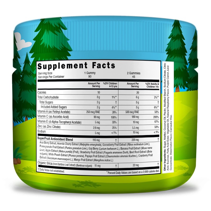 Infusions Super Fruit Gummies for Kids, 90 Count - Soft