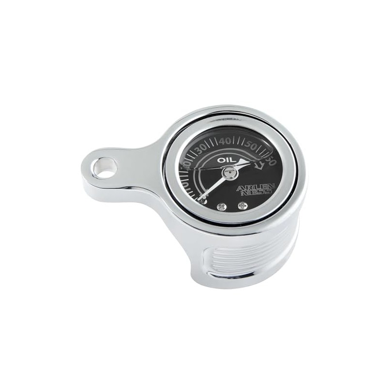 Chrome Oil Pressure Gauge by ArlenNess