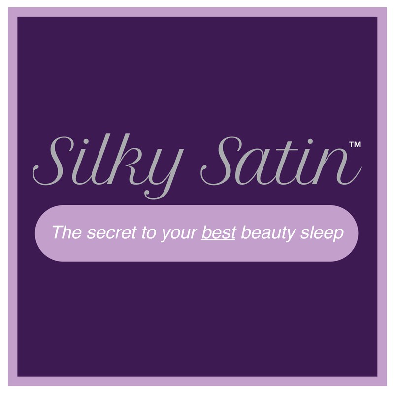 Silky Satin Beauty Bed Pillow Covers, Standard/Queen, White, 2-Pack