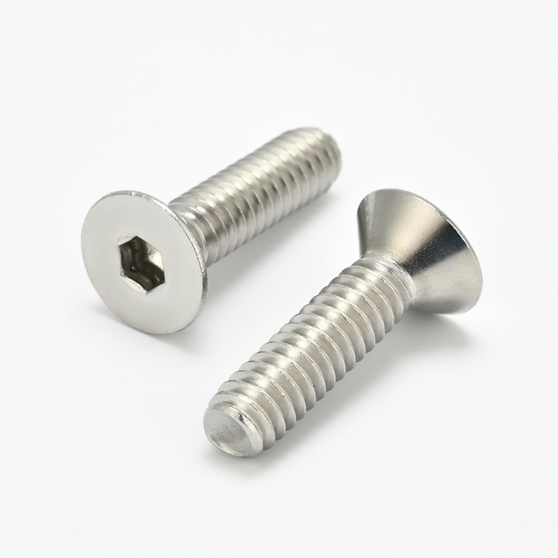 50 Pcs 1/4-20 x 1 Flat Head Socket Cap Screws