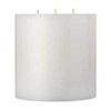 3 Wick Unscented All Natural Pure Vegan Dye Free Soy Wax 6 inches x 6 inches Pillar candle