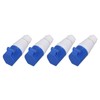 4Pcs 3 Pin Waterproof Industrial Socket Connector IP44 Waterproof Socket