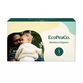 EcoPeaCo. EcoPeaCo Viscose Made from Bamboo Diapers for Sensitive Skin - Size 1