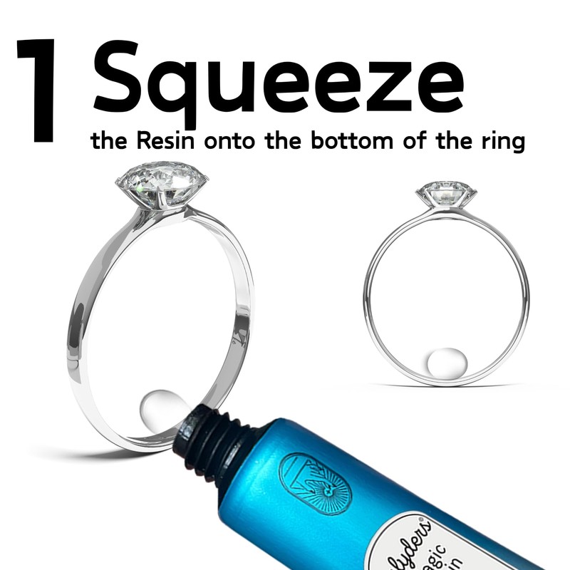 Calyders 3rd Generation Ring Sizer – Magic Resin Invisible Ring