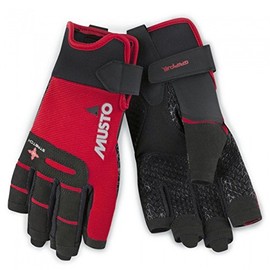 Musto 2018 Perfomance Sailing Short Finger Gloves Red AUGL005