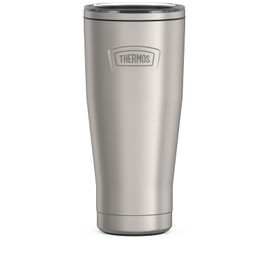 THERMOS ICON SERIES, Stainless Steel Tumbler with Slide Lock, 18 Ounce, Matte Stainless Steel