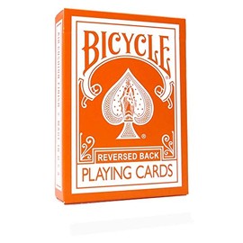 Magic Makers Orange Playing Cards Bicycle Deck