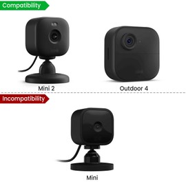 30ft USB C Cable for Blink Mini 2 and Blink Outdoor 4 Security Cameras - 9m Long Flat Power Extension Charging Cord, Black