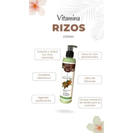3 Crema Para Peinar Curly Edengi Activador De Rizos 260ml