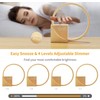 Vnoeom Alarm Clock Bedside Lamp, Touch Table Lamp with Natural