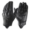 Harssidanzar Men's Leather Motorcycle Gloves with Touch Screen, Powersports Articulating